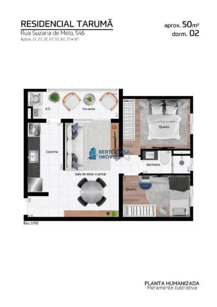 Apartamento, 2 quartos, 48 m² - Foto 11
