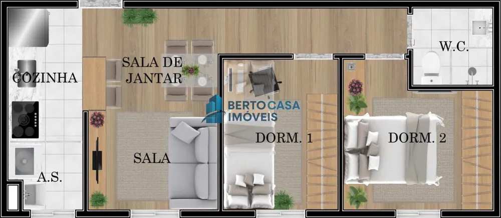 Apartamento, 2 quartos, 45 m² - Foto 15
