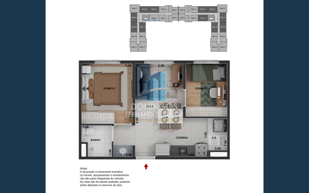 Apartamento, 2 quartos, 35 m² - Foto 4