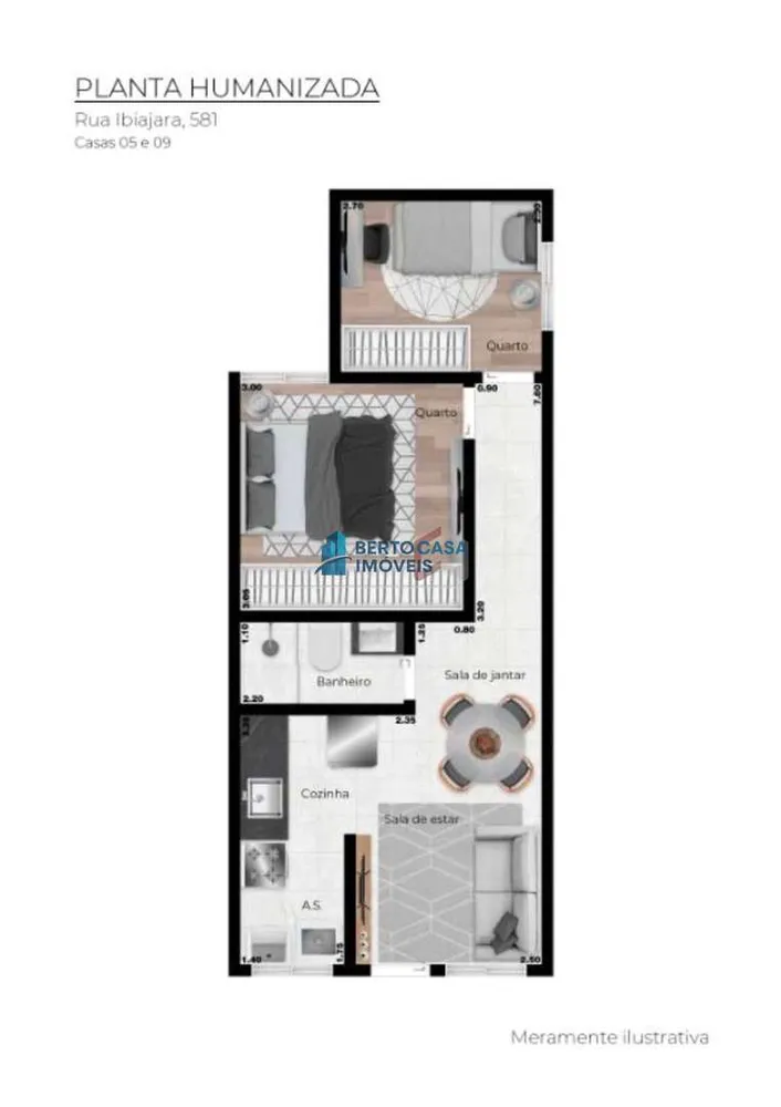 Apartamento, 2 quartos, 35 m² - Foto 9
