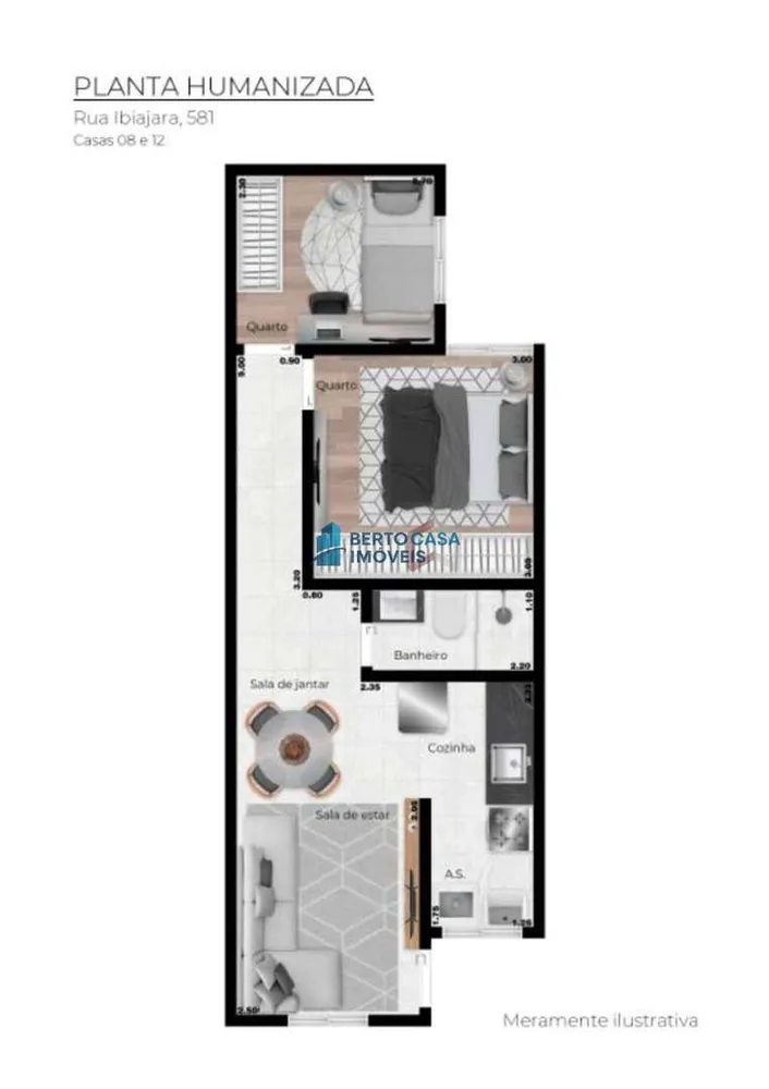 Apartamento, 2 quartos, 35 m² - Foto 6