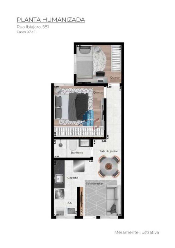 Apartamento, 2 quartos, 35 m² - Foto 1