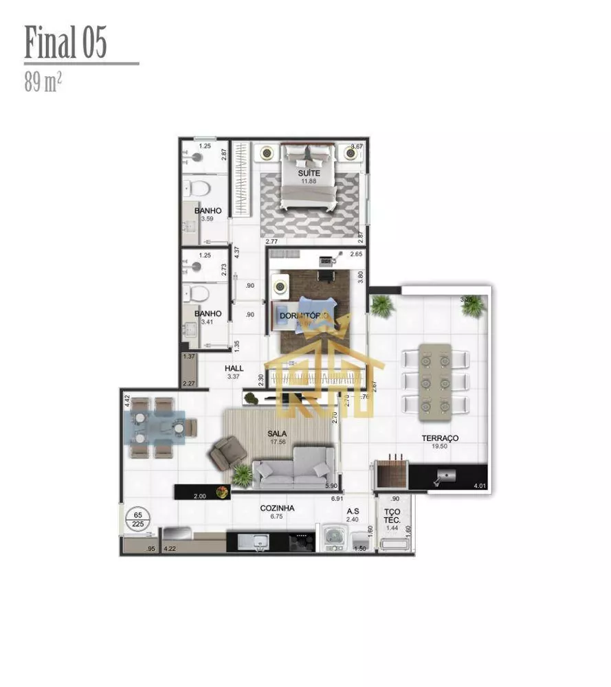 Apartamento, 2 quartos, 101 m² - Foto 8