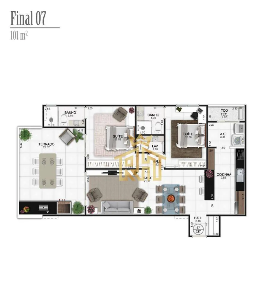 Apartamento, 2 quartos, 101 m² - Foto 24