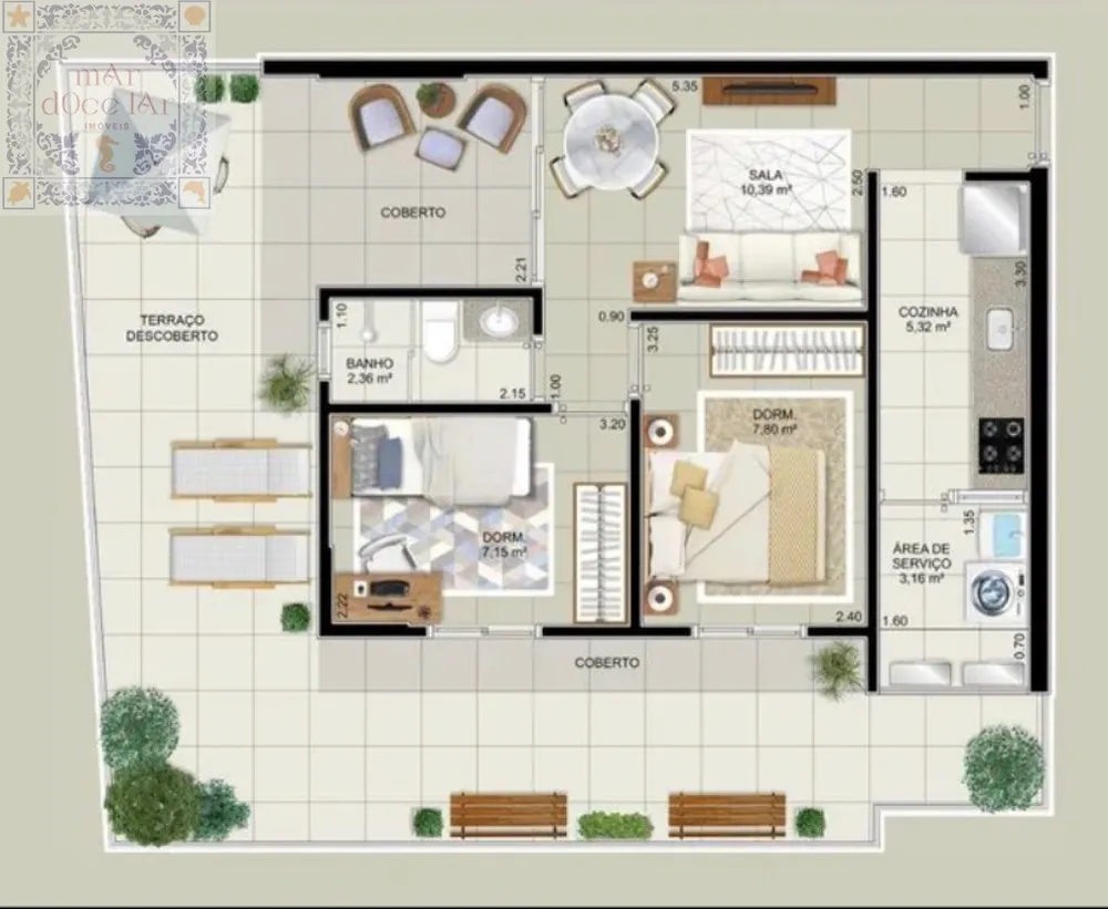 Apartamento, 2 quartos, 54 m² - Foto 12