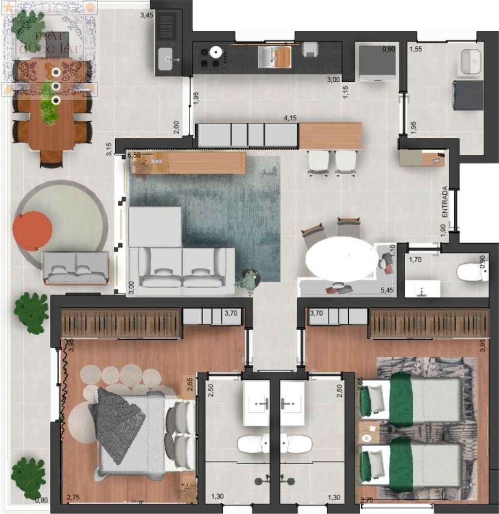 Apartamento, 2 quartos, 76 m² - Foto 15