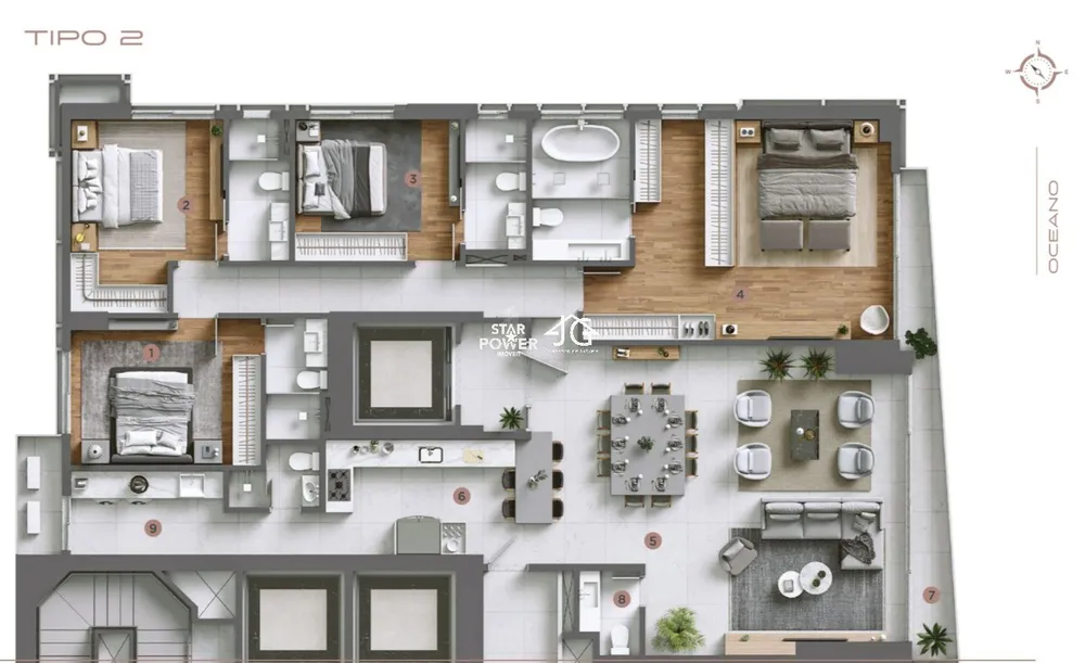 Apartamento, 4 quartos, 200 m² - Foto 10