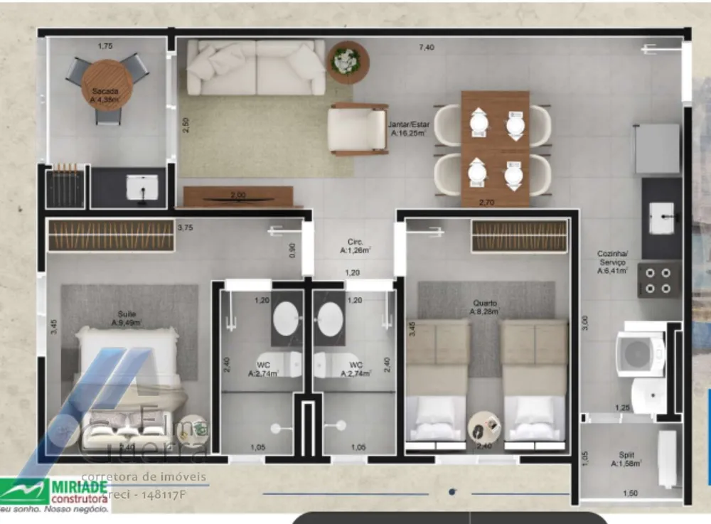 Apartamento, 2 quartos, 61 m² - Foto 11