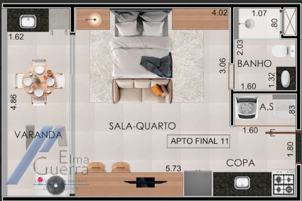 Apartamento, 2 quartos, 80 m² - Foto 5