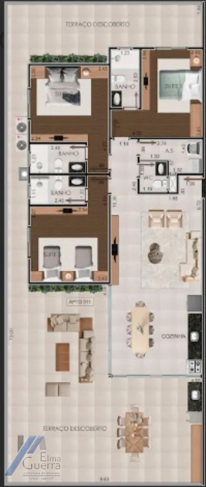 Apartamento, 2 quartos, 80 m² - Foto 3