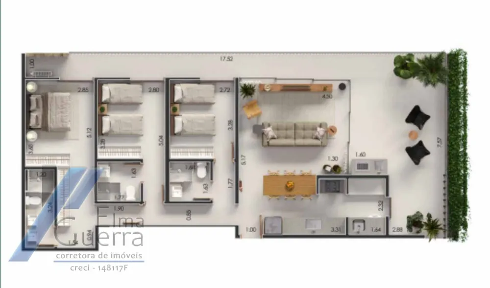 Apartamento, 2 quartos, 90 m² - Foto 12