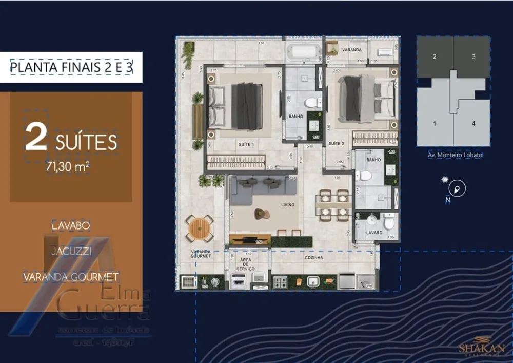 Apartamento, 2 quartos, 71 m² - Foto 7