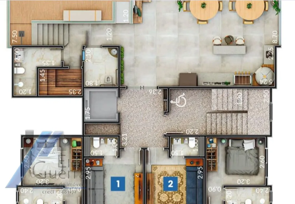 Apartamento, 2 quartos, 75 m² - Foto 9