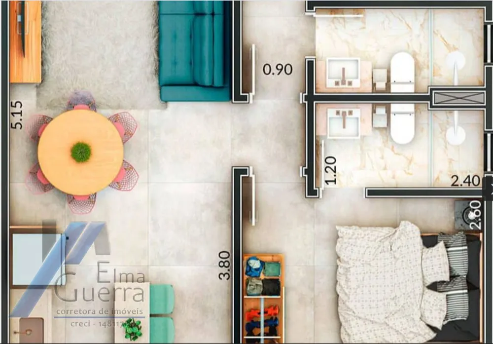Apartamento, 2 quartos, 75 m² - Foto 12