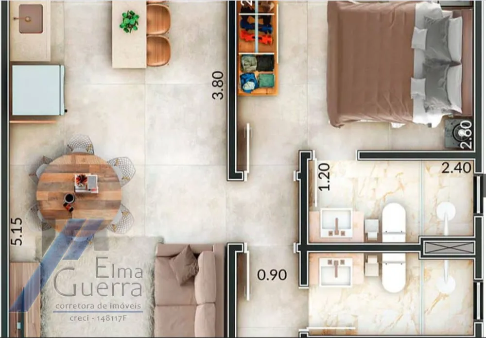 Apartamento, 2 quartos, 75 m² - Foto 11