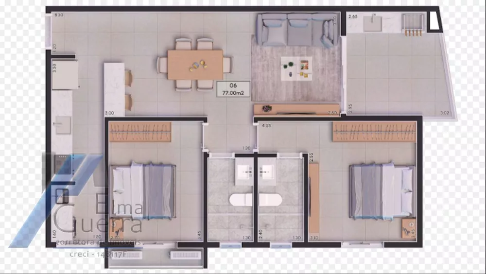 Apartamento, 2 quartos, 75 m² - Foto 4