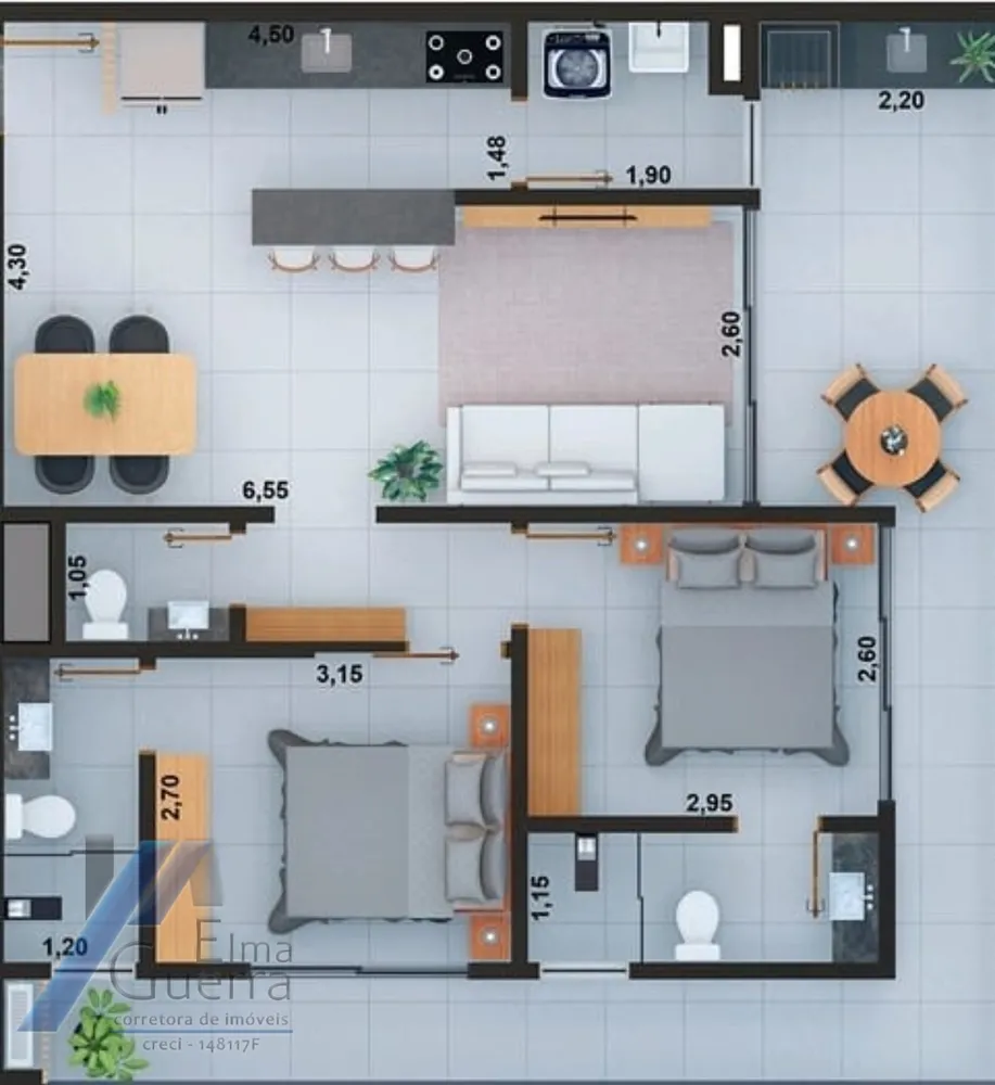 Apartamento, 2 quartos, 86 m² - Foto 7