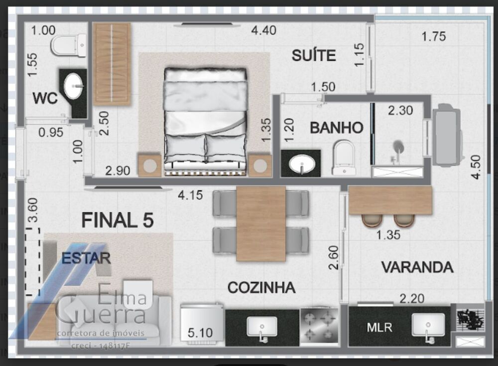 Apartamento, 1 quarto, 41 m² - Foto 29