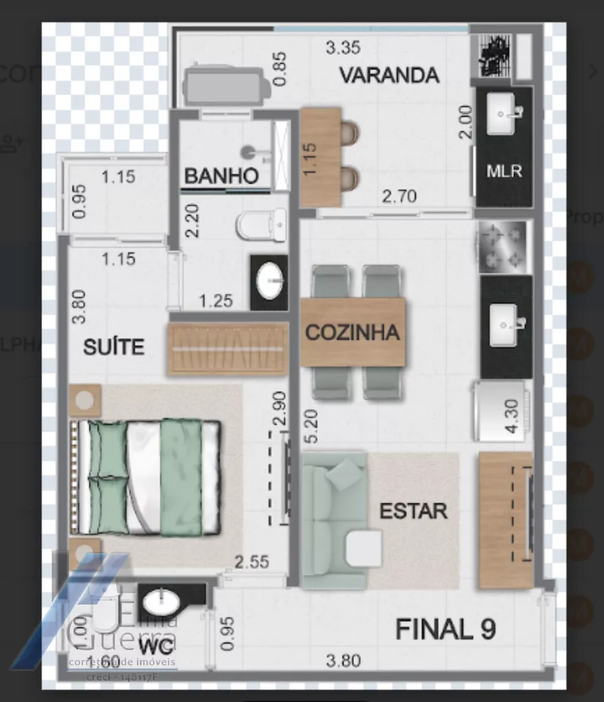 Apartamento, 1 quarto, 41 m² - Foto 25