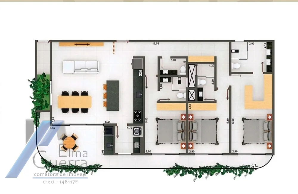 Apartamento, 2 quartos, 97 m² - Foto 9