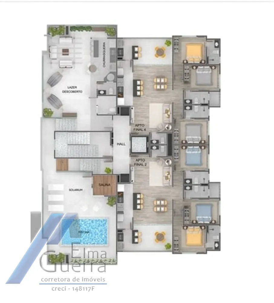 Apartamento, 3 quartos, 99 m² - Foto 4