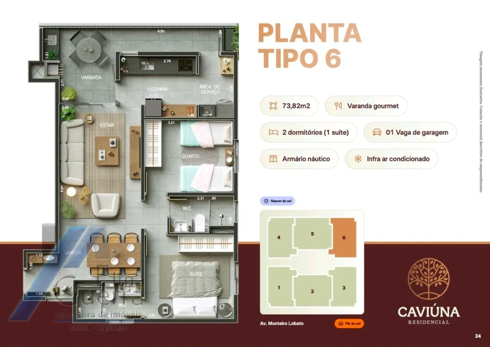 Apartamento, 2 quartos, 73 m² - Foto 8