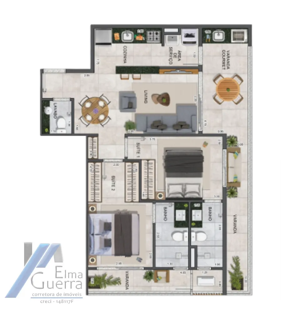 Apartamento, 2 quartos, 80 m² - Foto 6