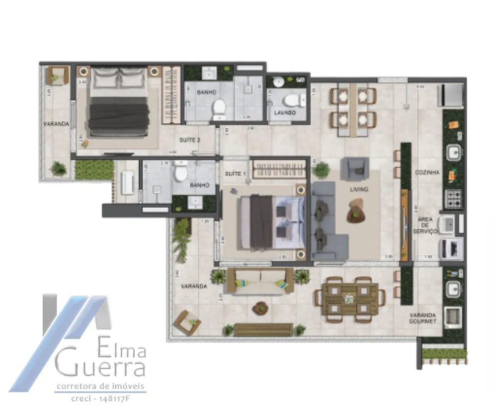 Apartamento, 2 quartos, 80 m² - Foto 4