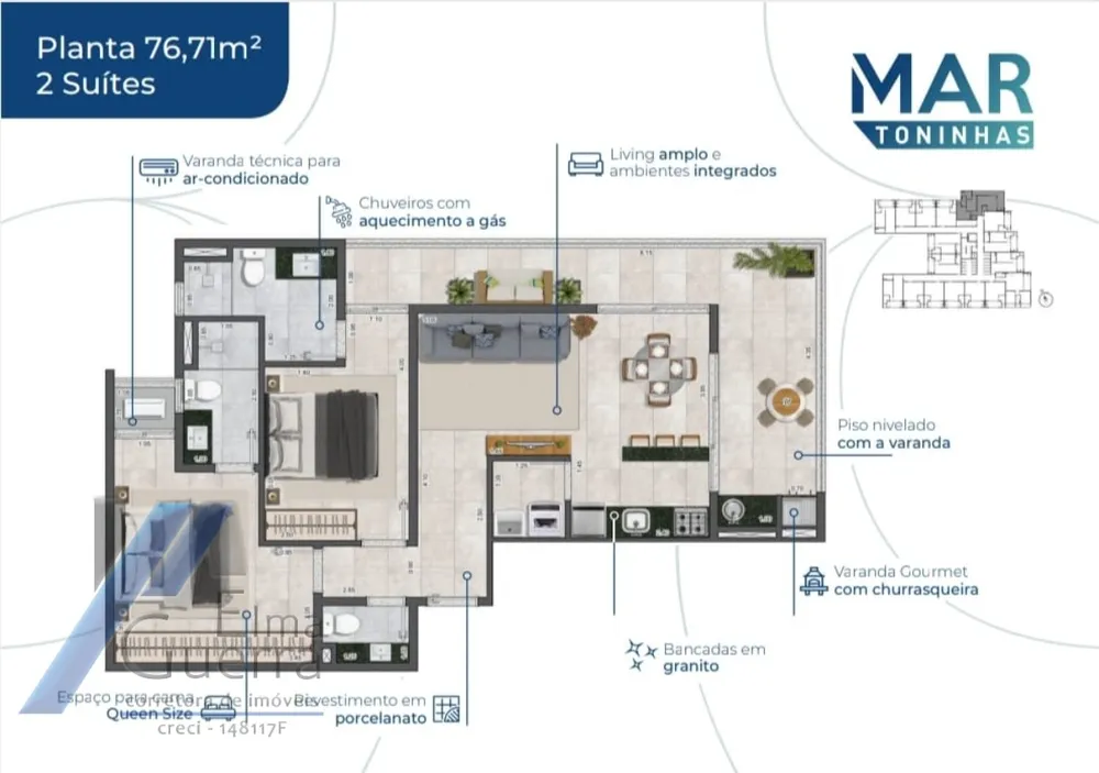 Apartamento, 1 quarto, 35 m² - Foto 7