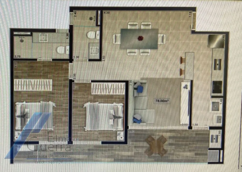 Apartamento, 2 quartos, 79 m² - Foto 7
