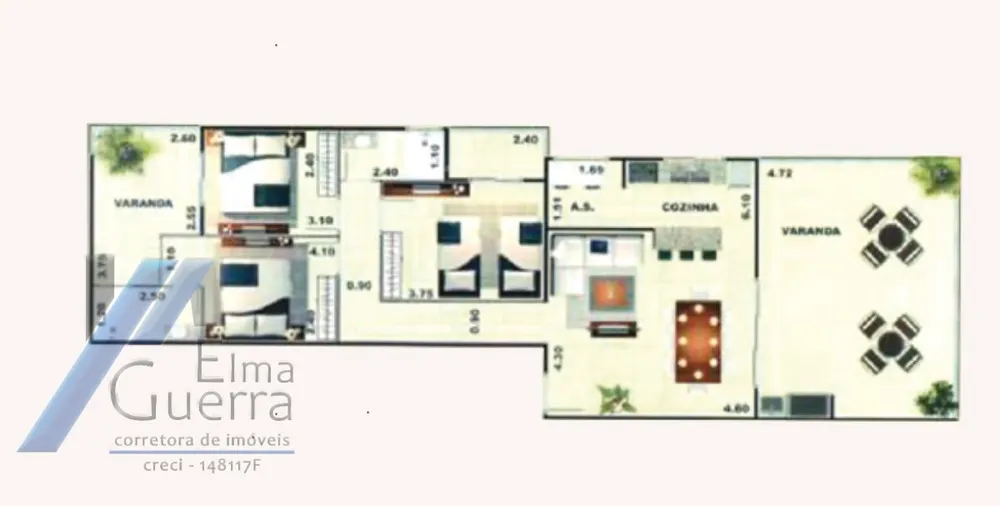 Apartamento, 2 quartos, 70 m² - Foto 9