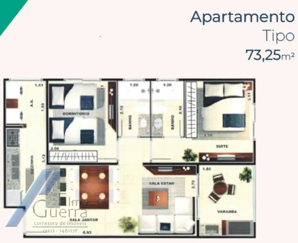 Apartamento, 2 quartos, 70 m² - Foto 7