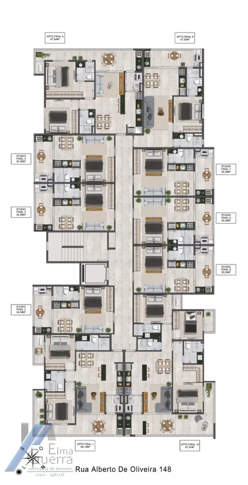 Apartamento, 2 quartos, 70 m² - Foto 2