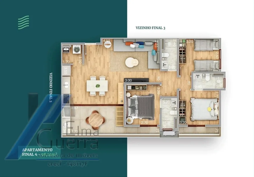 Apartamento, 2 quartos, 65 m² - Foto 12