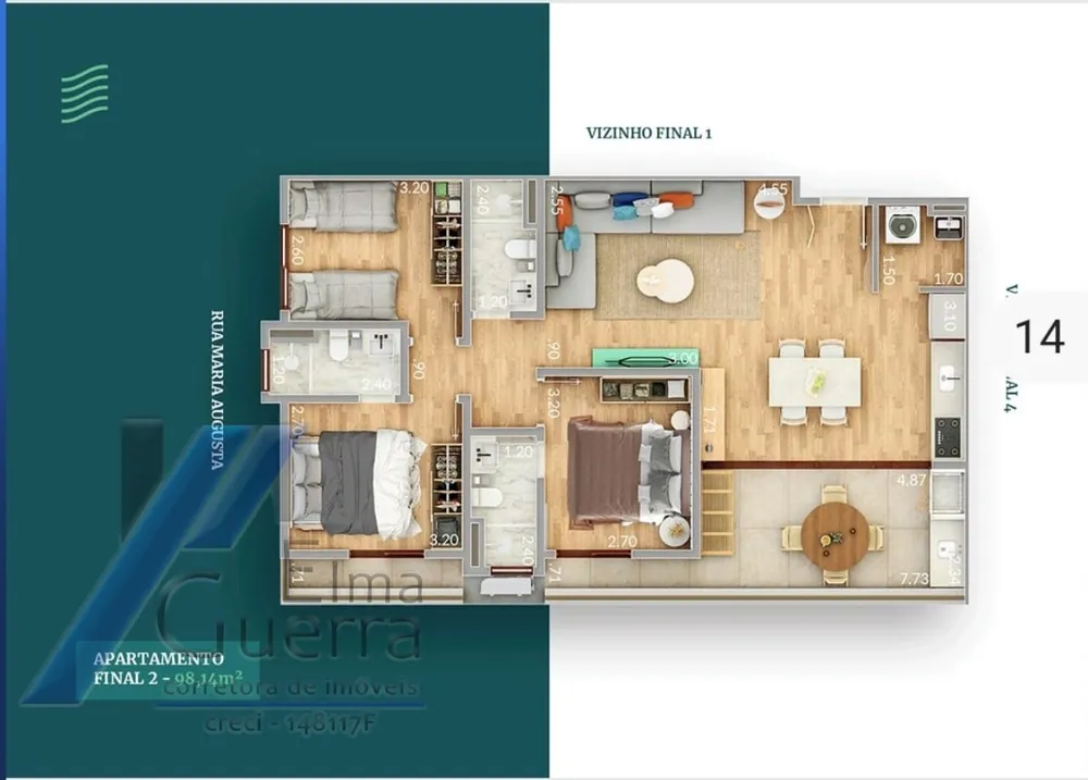 Apartamento, 2 quartos, 65 m² - Foto 9