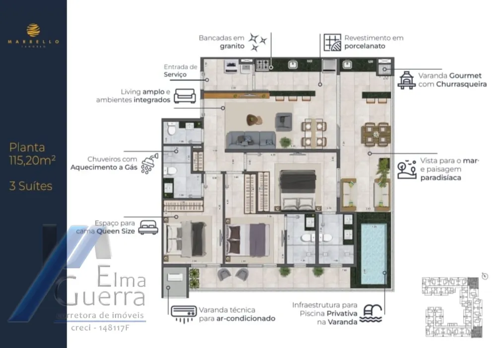 Apartamento, 2 quartos, 75 m² - Foto 17