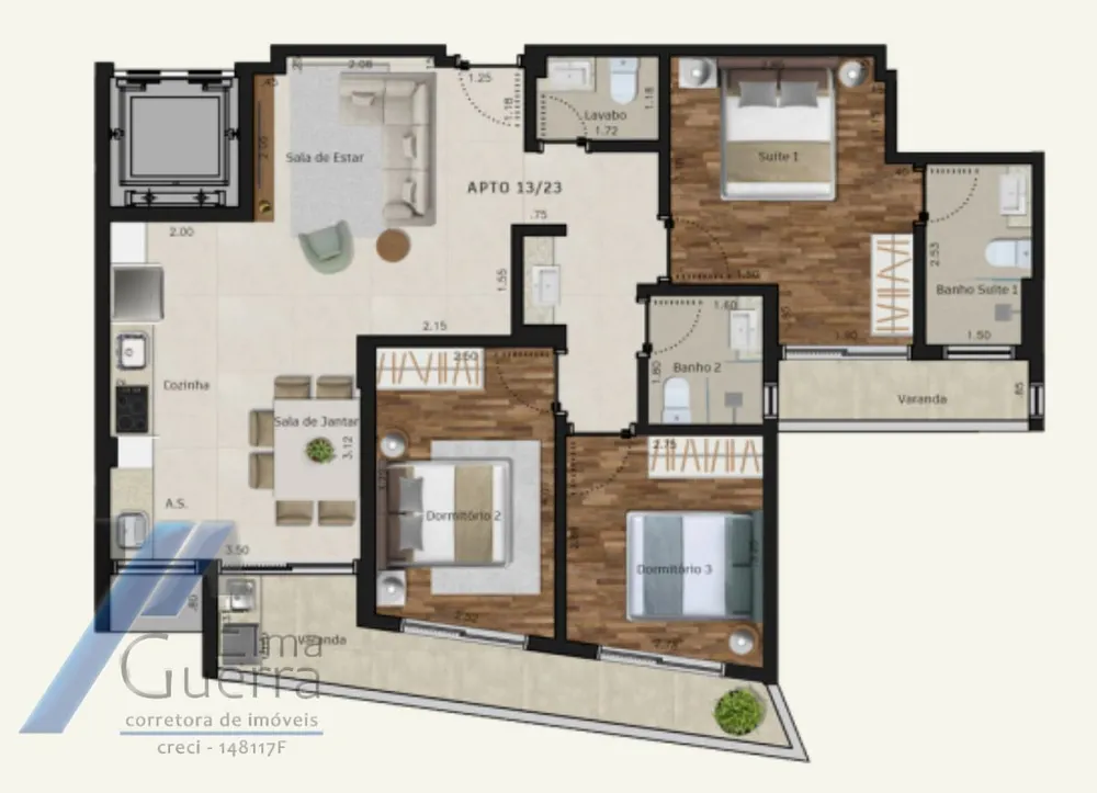 Apartamento, 2 quartos, 65 m² - Foto 8
