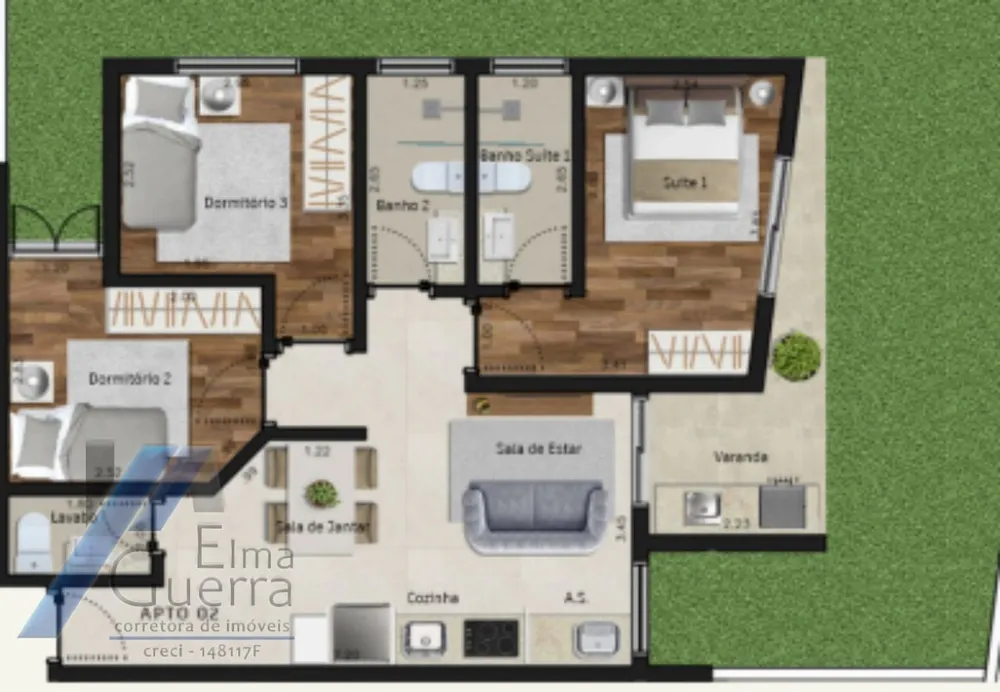 Apartamento, 2 quartos, 65 m² - Foto 5