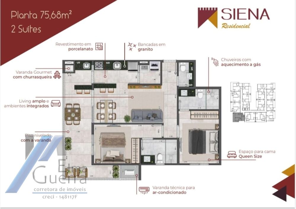 Apartamento, 2 quartos, 76 m² - Foto 18