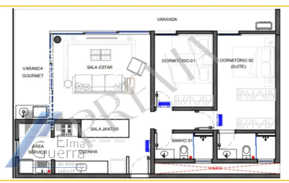 Apartamento, 2 quartos, 91 m² - Foto 7