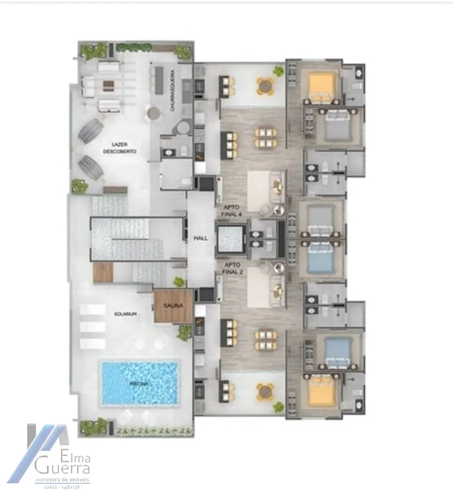 Apartamento, 3 quartos, 99 m² - Foto 4
