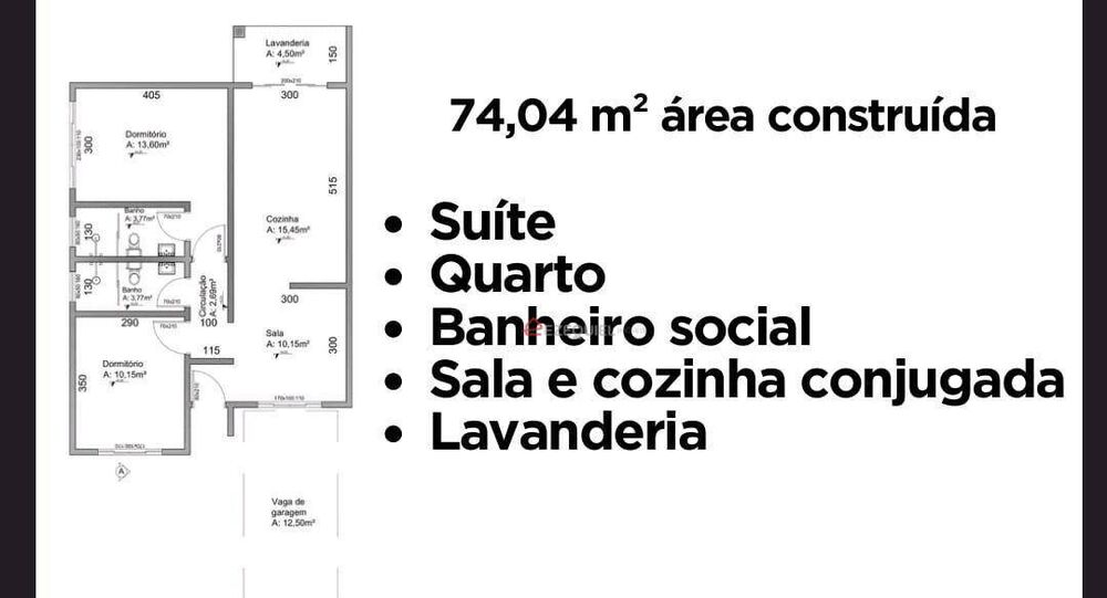 Casa, 2 quartos, 74 m² - Foto 3