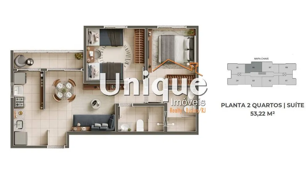 Apartamento, 1 quarto, 45 m² - Foto 5