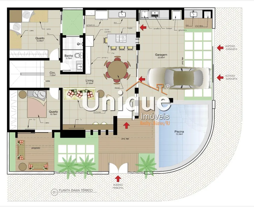 Casa, 2 quartos, 180 m² - Foto 4
