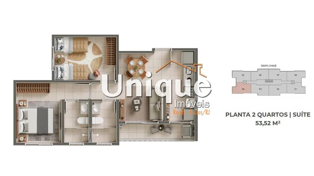 Apartamento, 1 quarto, 45 m² - Foto 4