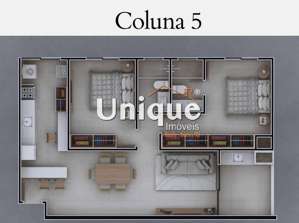 Apartamento à venda com 2 quartos, 77m² - Foto 4