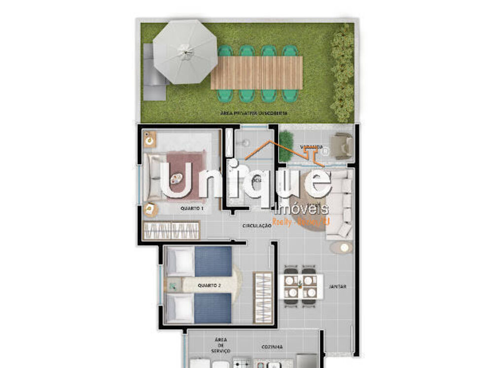 Apartamento, 2 quartos, 55 m² - Foto 6