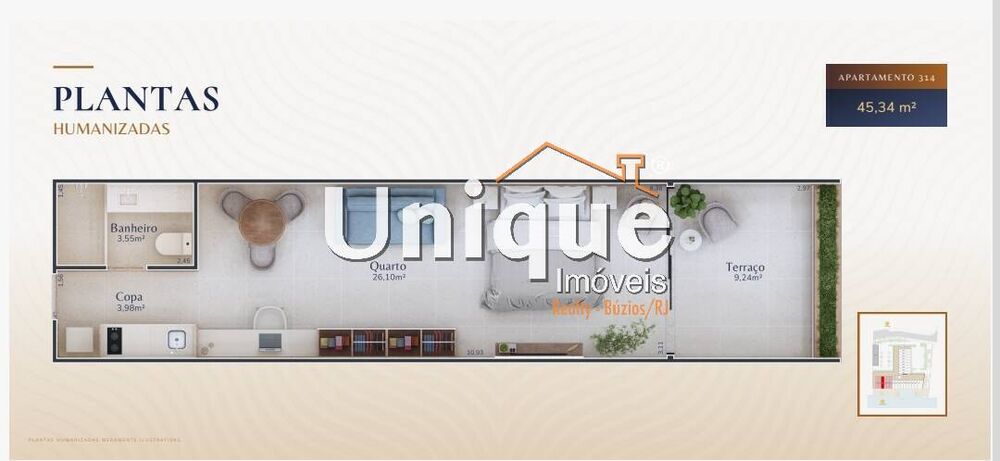 Apartamento, 1 quarto, 65 m² - Foto 4
