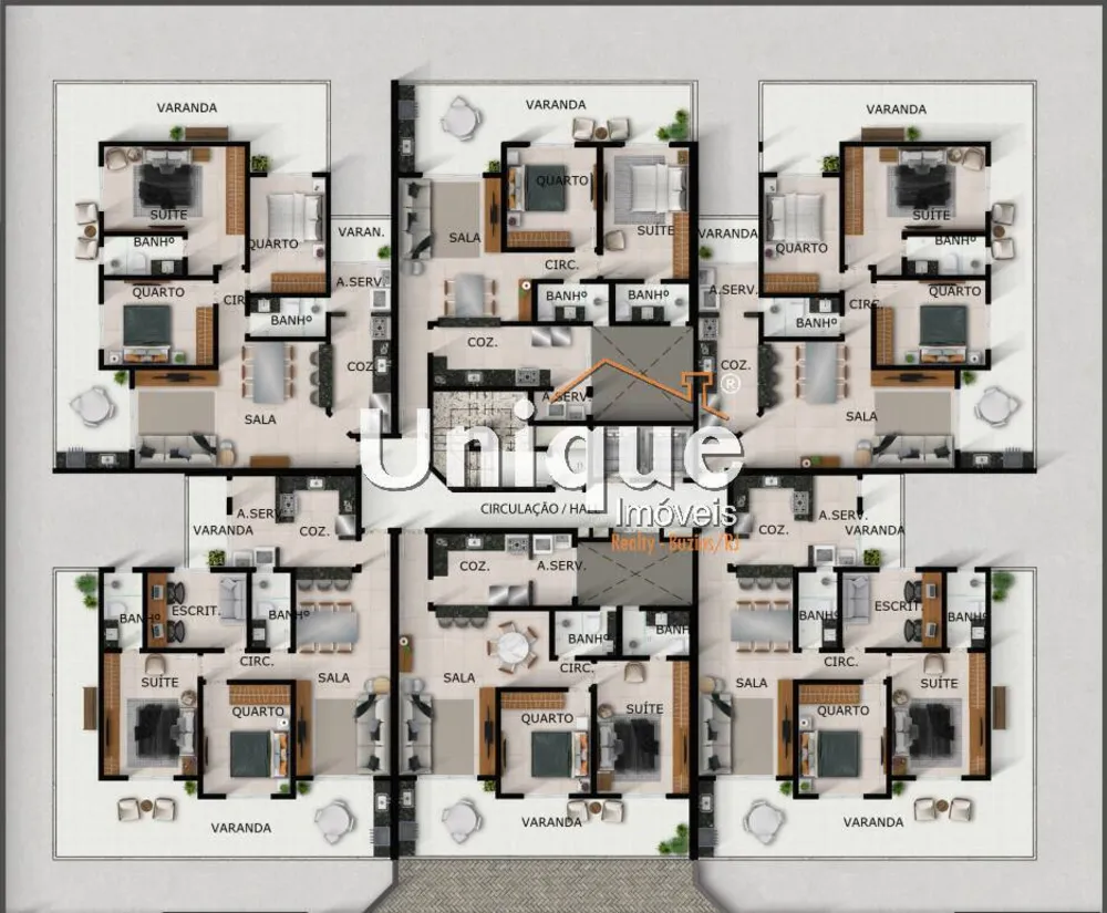 Apartamento, 2 quartos, 88 m² - Foto 4