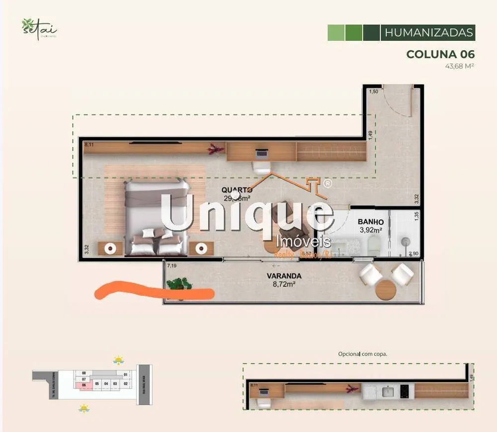 Apartamento, 1 quarto, 35 m² - Foto 17